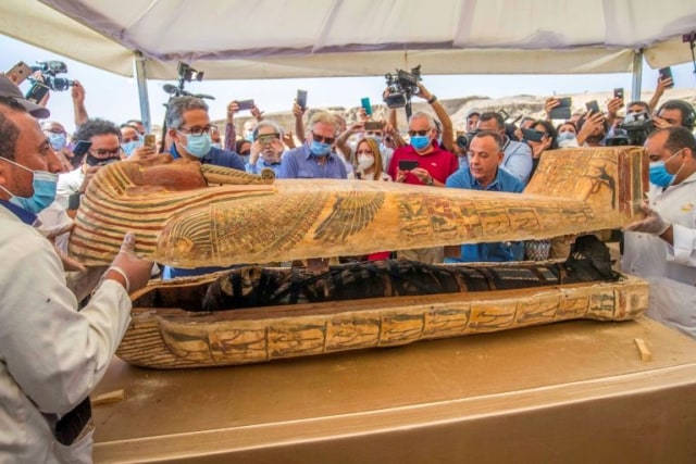 Mesir Pamer Temukan 100 Peti Mati berusia 2.500 tahun, Terkubur di Situs UNESCO (9755)