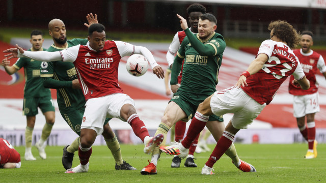 Arsenal vs Sheffield United. Foto: Kirsty Wiggleworth/Reuters