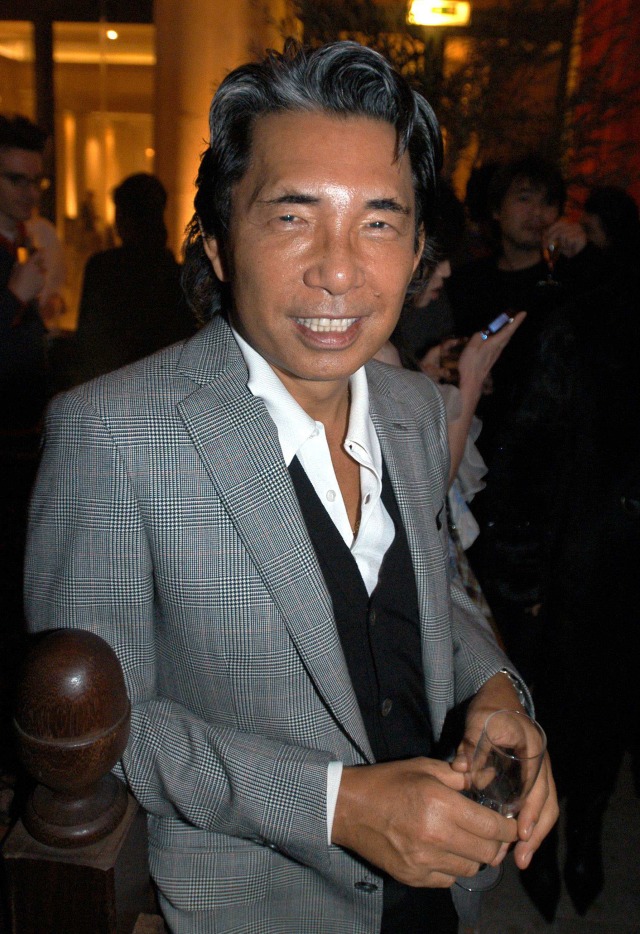 Desainer Jepang, Kenzo Takada. Foto: Stephane De Sakutin/AFP