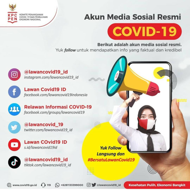 Catat! Ini Akun Medsos Resmi Lawan COVID-19 (188500)