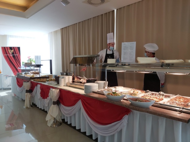 Festival kuliner Indonesia di Hotel Diamant, Ceko (Foto KBRI Praha)