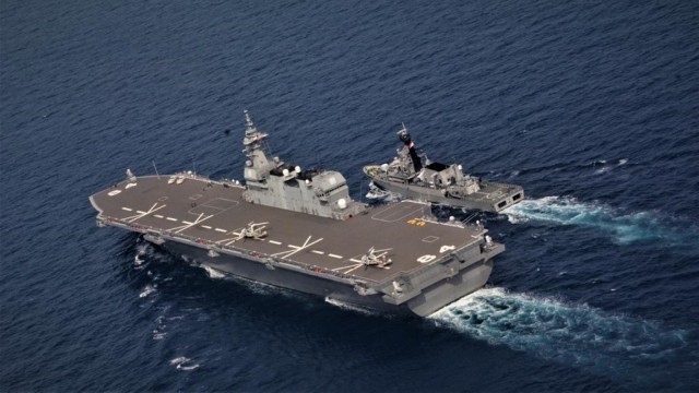Aksi Kapal Perang TNI AL dan AL Jepang Latihan Bersama di Natuna Utara (5)
