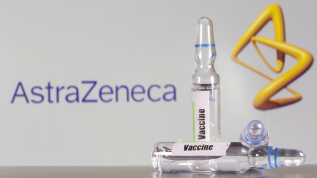 Ilustrasi vaksin AstraZeneca. Foto: Dado Ruvic/REUTERS