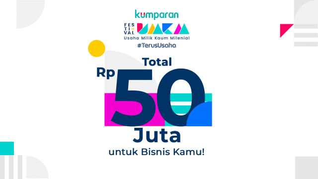 Giveaway: Menangkan Total Rp 50 Juta di Festival UMKM #TerusUsaha (73560)
