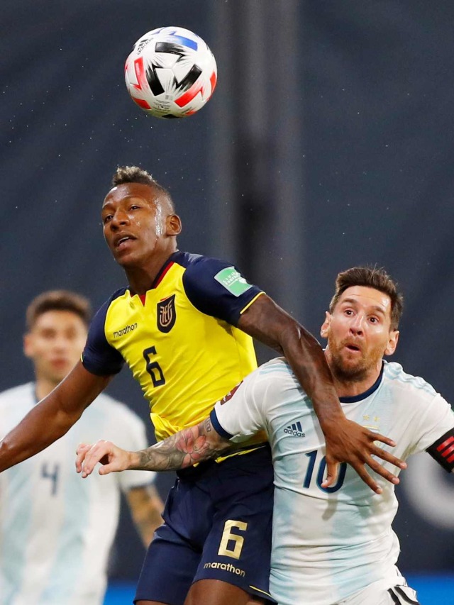 Pertandingan Kualifikasi Piala Dunia 2022 Amerika Selatan antara Argentina vs Ekuador di Estadio La Bombonera, Buenos Aires, Argentina. Foto: Agustin Marcarian/Reuters