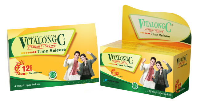 Vitalong C dengan teknologi time release yang membuat vitamin C bisa diserap lebih maksimal oleh tubuh. Foto: Dok. Vitalong C