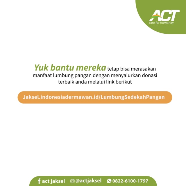 ACT : Lumbung Sedekah Pangan,Mesjid AL -Ihsan lebak Bulus (501359)