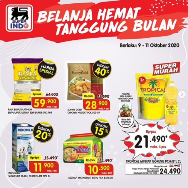 Promo JSM Superindo. Foto: Instagram/@infosuperindo
