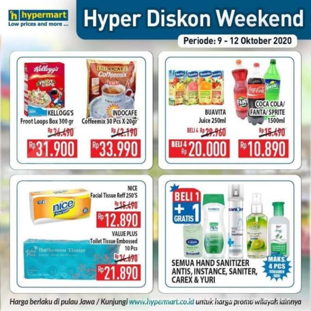 Katalog Promo JSM Hypermart, Diskon 40% dan Beli 1 Gratis 1 (37398)