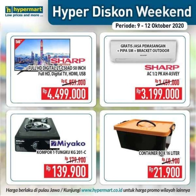 Katalog Promo JSM Hypermart, Diskon 40% dan Beli 1 Gratis 1 (37401)