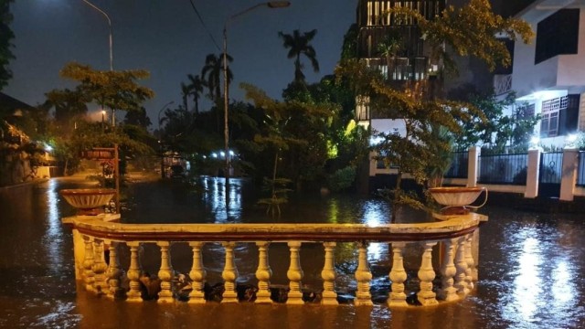 Perumahan Puri Cinere di Depok tergenang banjir. Foto: Dok. Istimewa