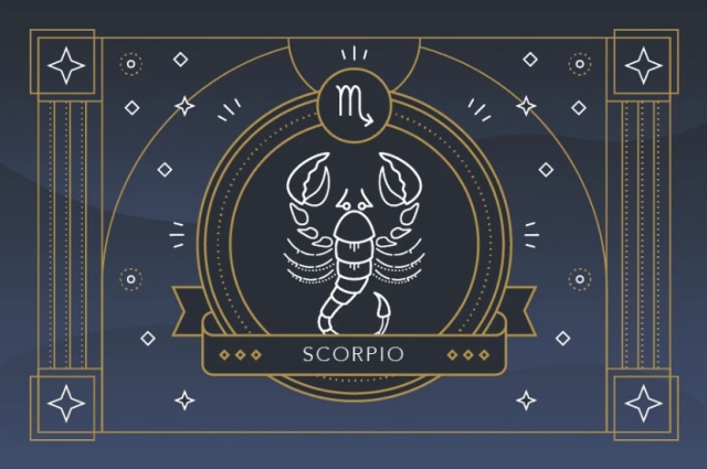 Ilustrasi lambang zodiak Scorpio. Foto: Dok. Labyrinthos