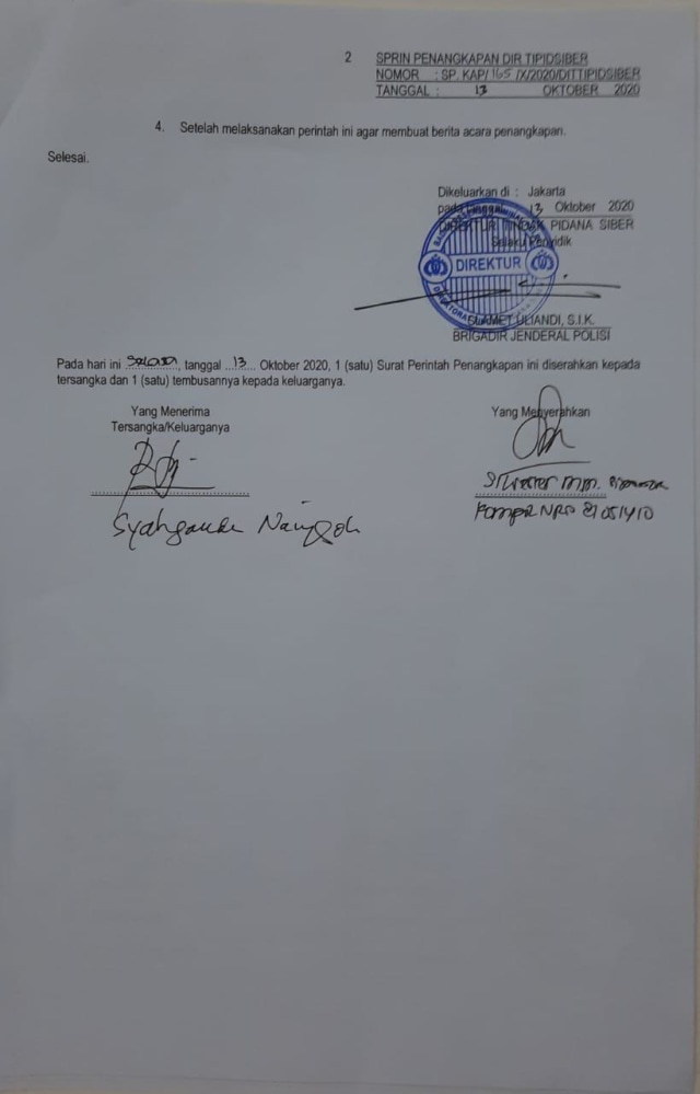 Ditangkap Bareskrim, Syahganda Nainggolan Terancam 10 Tahun Penjara (284914)