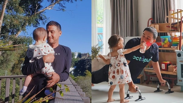Gemas! Ini 7 Potret Kedekatan Hamish Daud dan Sang Anak, Zalina (29649)