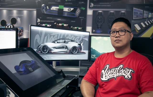 Musa Tjahjono, desainer Widebody Kit untuk Honda Civic Nouva. Foto: dok. IMX