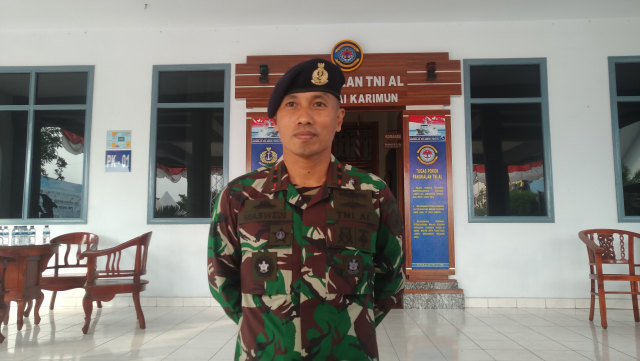 Komandan Lanal TBK, Letkol Laut (P) Maswedi. Foto: Khairul S/kepripedia.com