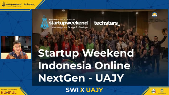 Startup Weekend Indonesia Online Universitas Atma Jaya Yogyakarta. Foto: Istimewa.
