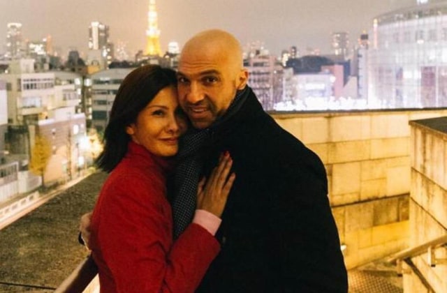 Sajad Ukra dan Istri. Foto: Instagram/@medinamoesa
