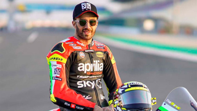Andrea Iannone, pebalap MotoGP dari Aprilia. Foto: Twitter: Aprilia