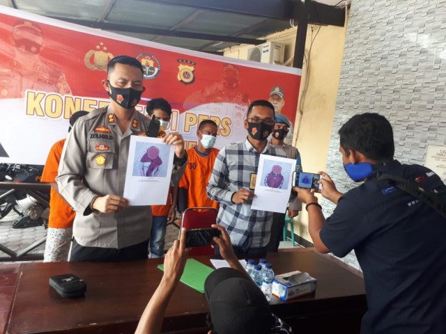 Polisi daam pengungkapan kasus pesta seks di Pidie, Aceh. Foto: Polres Pidie
