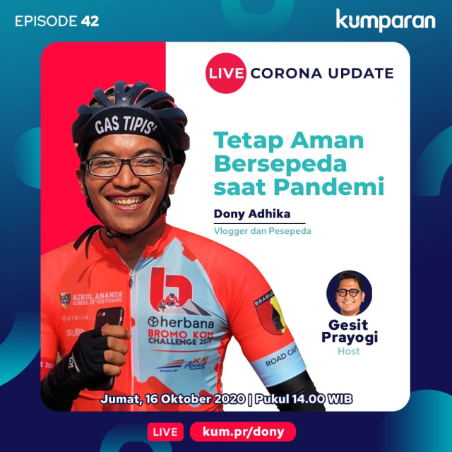 Live Corona Update: Cara Aman Bersepeda Saat Pandemi (2058)