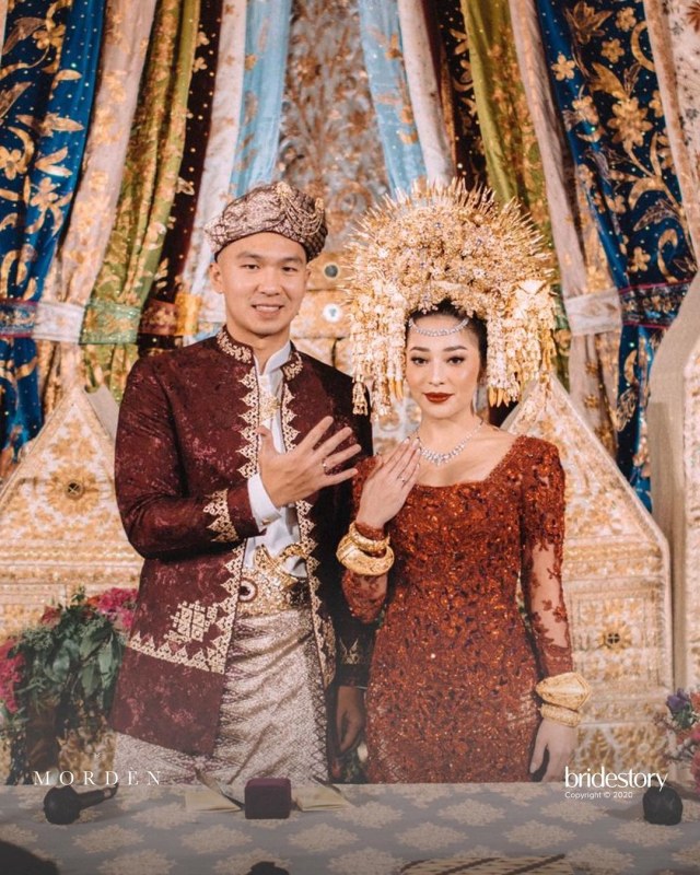 Pernikahan Nikita Willy, Jumat (16/20). Foto: Instagram/@thebridebestfriend