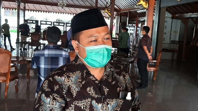 Juru Bicara Forum Komunikasi Pondok Pesantren (FKPP) Kabupaten Banyumas Enjang Burhanuddin Yusuf. Foto: Sumarwoto/ANTARA 
