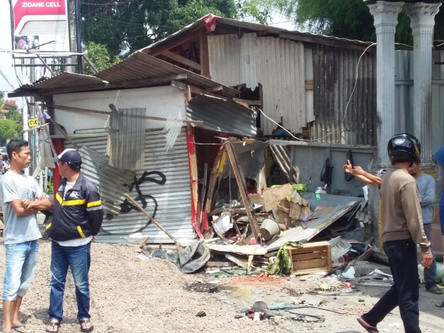 Lokasi kecelakaan beruntun di Puncak. Foto: Dok. Istimewa