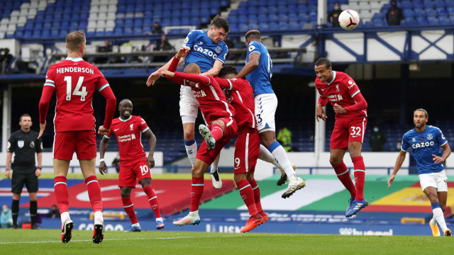 Everton vs Liverpool. Foto: Peter Bryne/Reuters