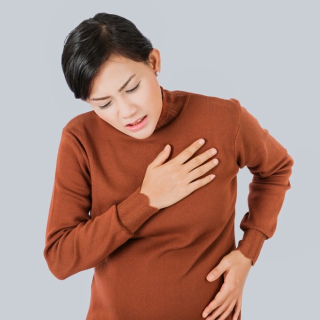 Ilustrasi ibu hamil dengan jantung berdebar.
 Foto: Shutter Stock