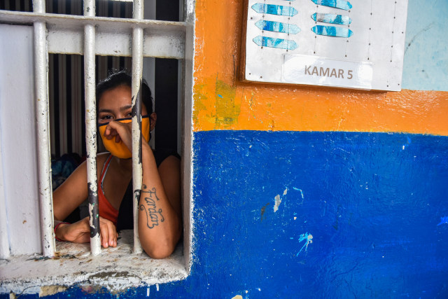 Foto: Berjuang Melawan Corona di Lapas Perempuan Pekanbaru (152585)