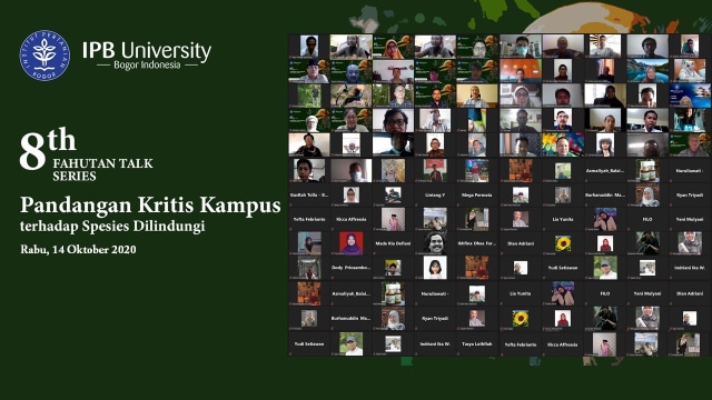 Fahutan IPB University Sampaikan Pandangan Kritis Kampus terhadap Spesies Dilindungi