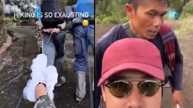 Usai Jogging Dikawal Polisi Beredar Video Diduga Richard Hiking Ditandu bak Raja (339992)