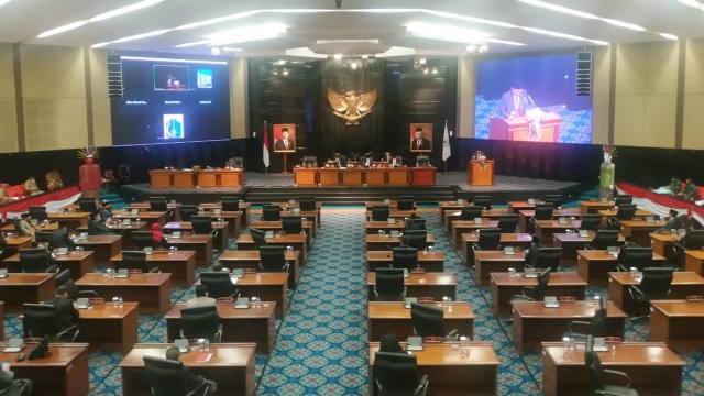 Perda Corona DKI resmi disahkan pada Rapat paripurna di gedung DPRD DKI Foto: Dok. Istimewa