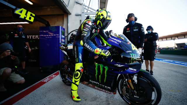 Pebalap MotoGP, Valentino Rossi. Foto: STEPHANE MAHE/REUTERS