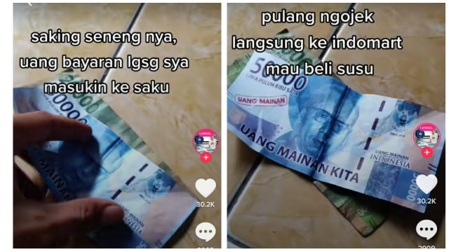 Cerita Sedih Ojol Dibayar Pakai Uang Mainan (76355)