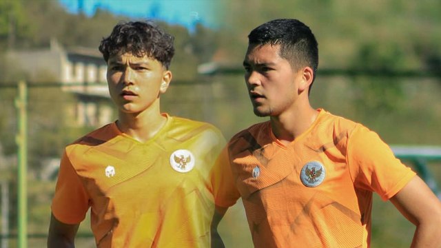 Pemain baru Timnas Indonesia U-19 Luah Mahessa dan Kelana Mahessa. Foto: Instagram/@pssi