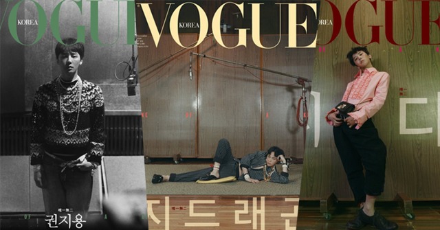 Big Bang G-Dragon dalam cover majalah Vogue. Foto: Dok. Pulp Live World