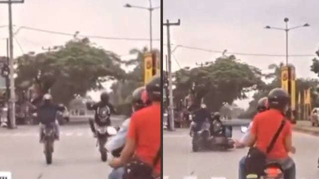 Sok-sokan Freestyle di Jalan, Dua Pemotor Diseruduk Emak-emak dari Belakang (25328)