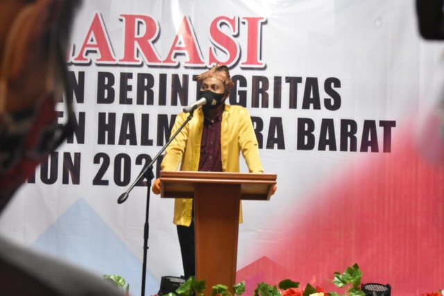 Ketua KPU Halbar Miftahudin Yusup. Foto: Zulfikar Saman/cermat