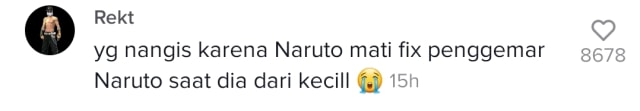 Viral Wanita Nangis Sesenggukan Gara-gara Kabar Naruto ...