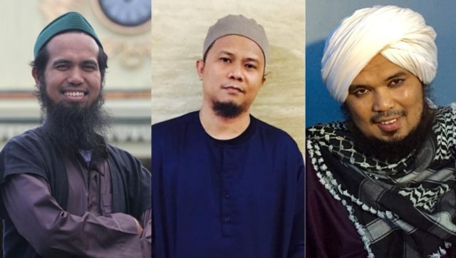 Personel grup band yang berhijrah. (Foto: Instagram @salman_al_jugjawy @rezadanish)