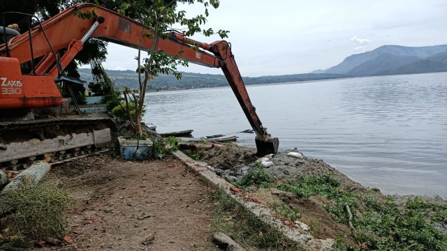 Hindari Bau Busuk, 109 Ton Ikan di Danau Toba yang Mati Mendadak Dikubur (61923)