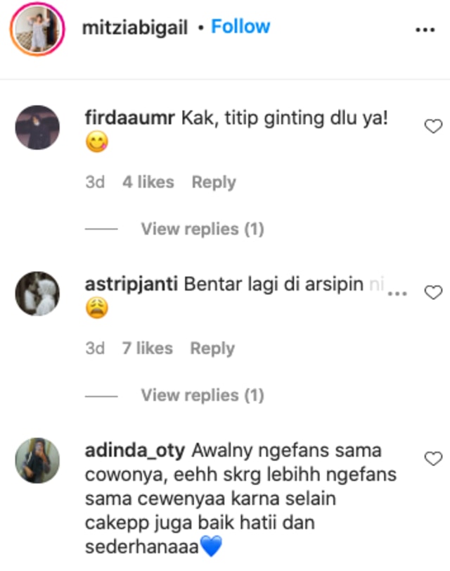 Mitzi Abigail Ucapkan Selamat Ultah ke Anthony Ginting, Warganet Baper (564752)