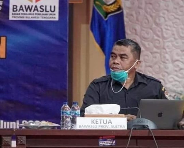 Ketua Bawaslu Sultra, Hamiruddin Udu. Foto: Didul Interisti/kendarinesia.
