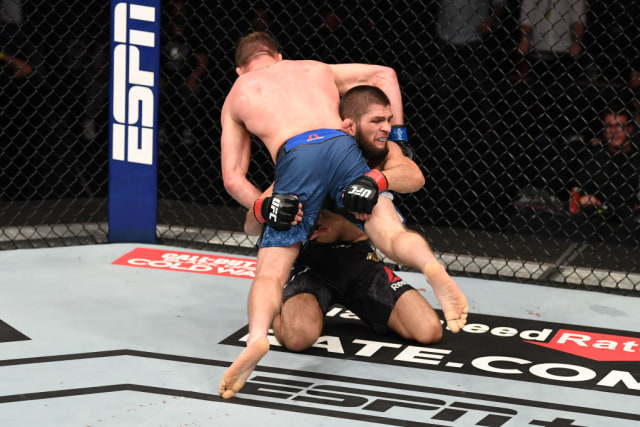 Khabib Nurmagomedov vs Justin Gaethje. Foto: Getty Images