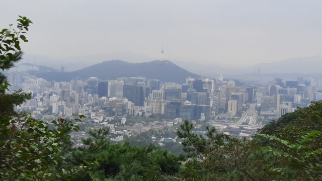 Memotret Kota Seoul dari atas. Foto: Khiththati/acehkini