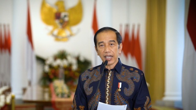 Presiden Jokowi Membuka kumparan festival UMKM. Foto: Youtube Sekretariat Negara RI