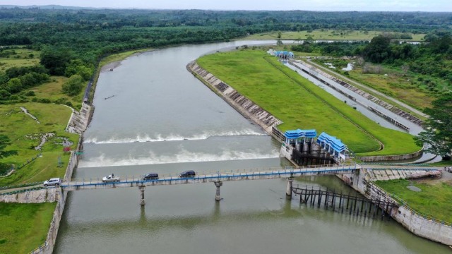 Bendungan dan irigasi Lhok Guci di Aceh Barat. Foto-foto: Humas Aceh