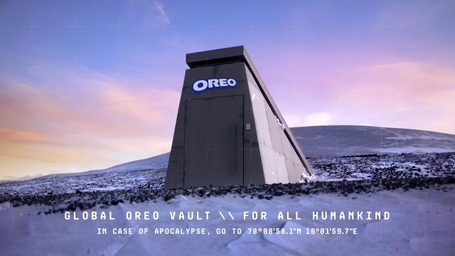 Oreo bikin bunker atau gudang untuk melindungi biskuitnya dari bencana besar. Foto: Oreo